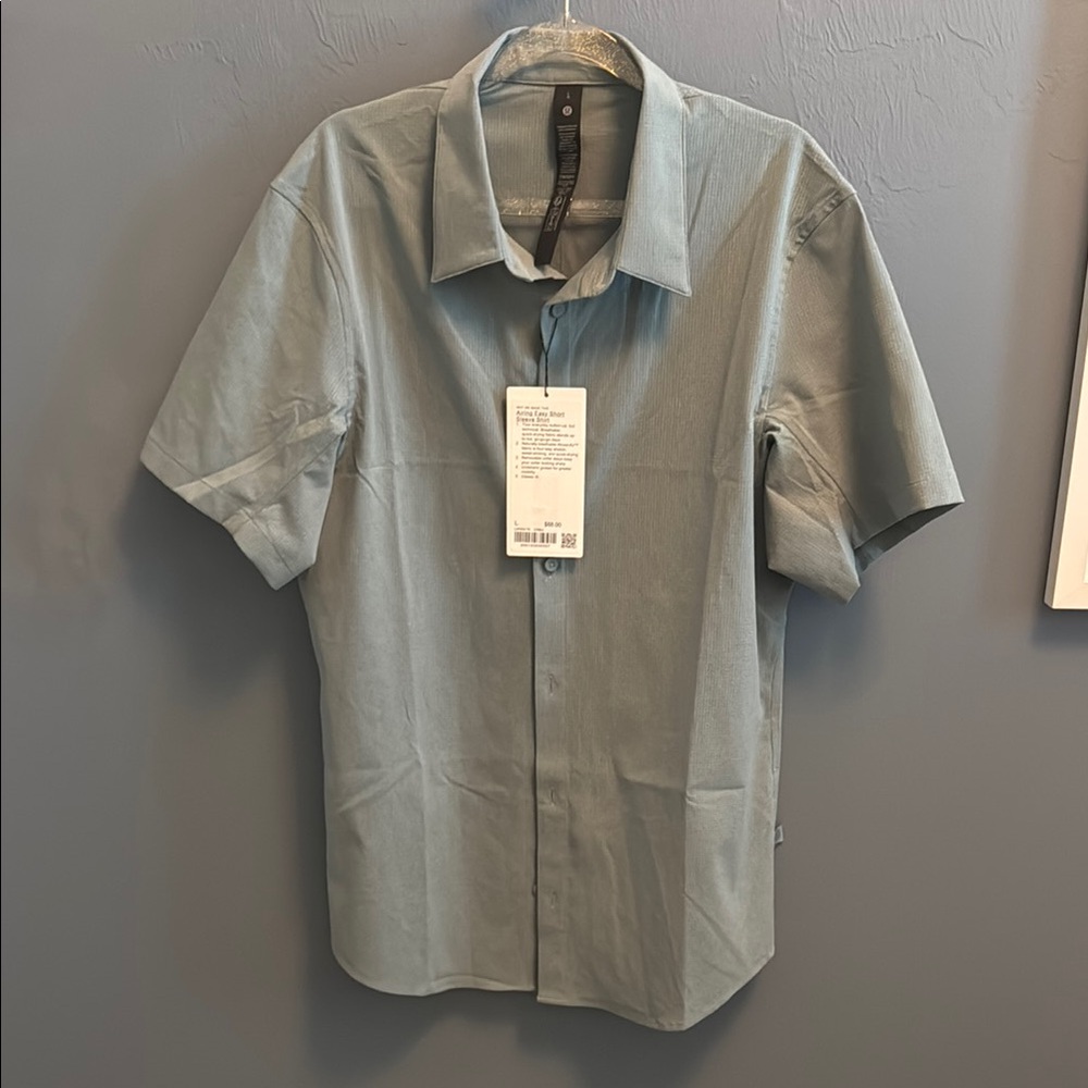 Lululemon Athletica Gray Lightweight Casual Shirt